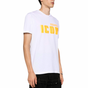 Dsquared2 Blur Icon T-Shirt [WHITE/ORANGE]