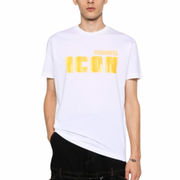 Dsquared2 Blur Icon T-Shirt [WHITE/ORANGE]