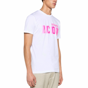 Dsquared2 Blur Icon T-Shirt [WHITE/PINK]