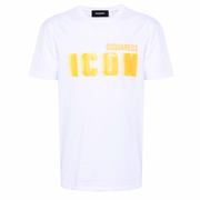 Dsquared2 Blur Icon T-Shirt [WHITE/ORANGE]