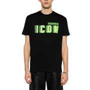 Dsquared2 Blur Icon T-Shirt [BLACK/GREEN]