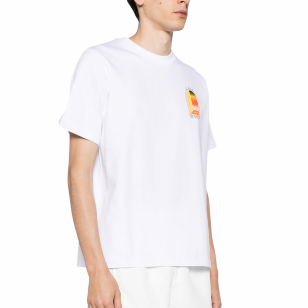 Casablanca Gradient L'Arche T-Shirt  [WHITE]