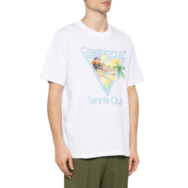 Casablanca Tennis Club T-Shirt [WHITE]