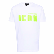 Dsquared2 Blur Icon T-Shirt [WHITE/GREEN]